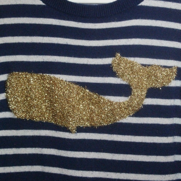 Talbots Tinsel Whale Sweater XS - Picture 3 of 5